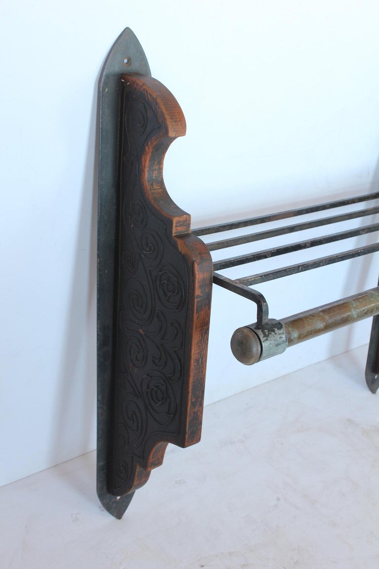 Antique Mountain Lodge Coat Rack For Sale at 1stDibs