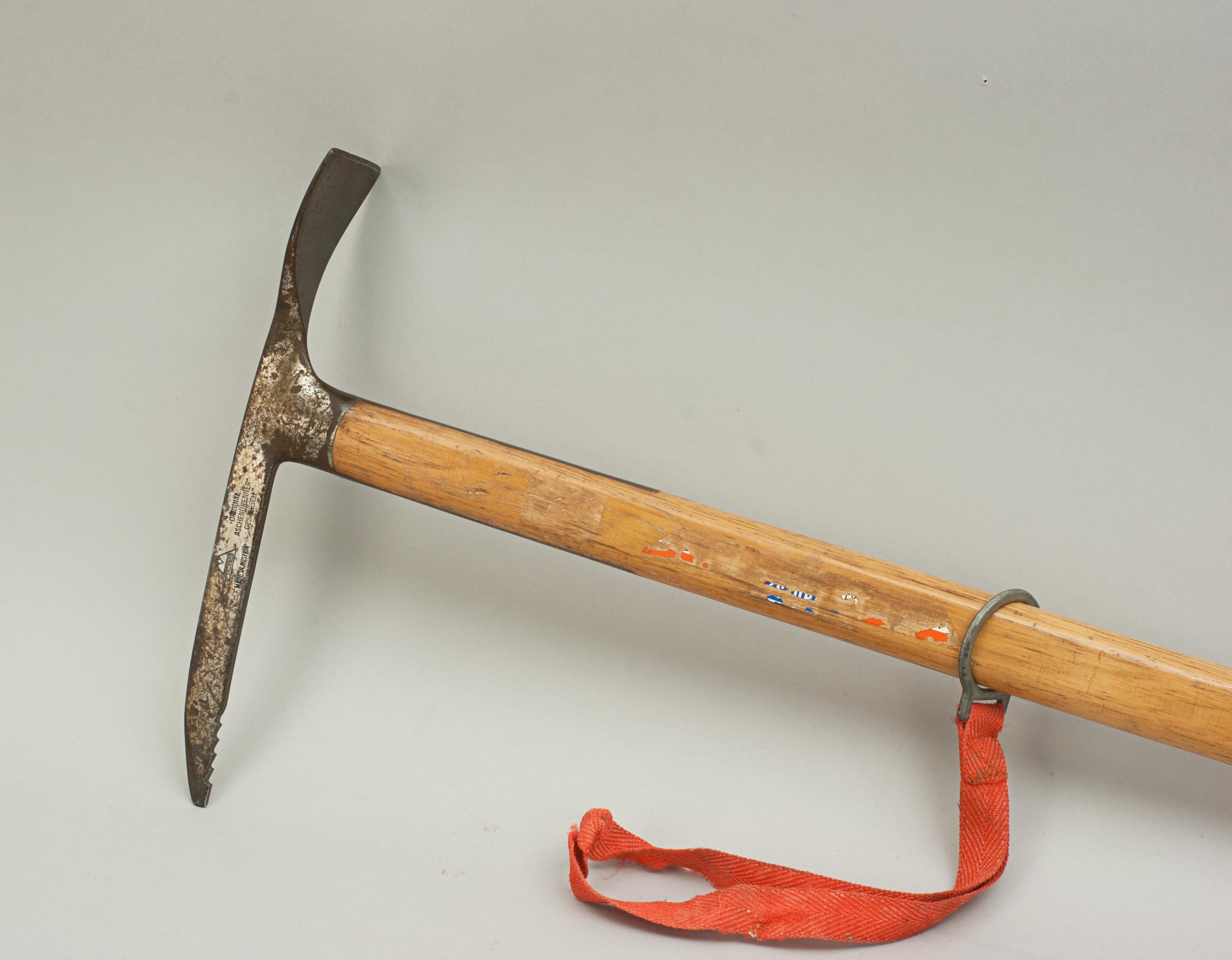 Antique Mountaineering Porters Wooden Tea Chest & Ice Axe, John Baird Tyson, OBE 11