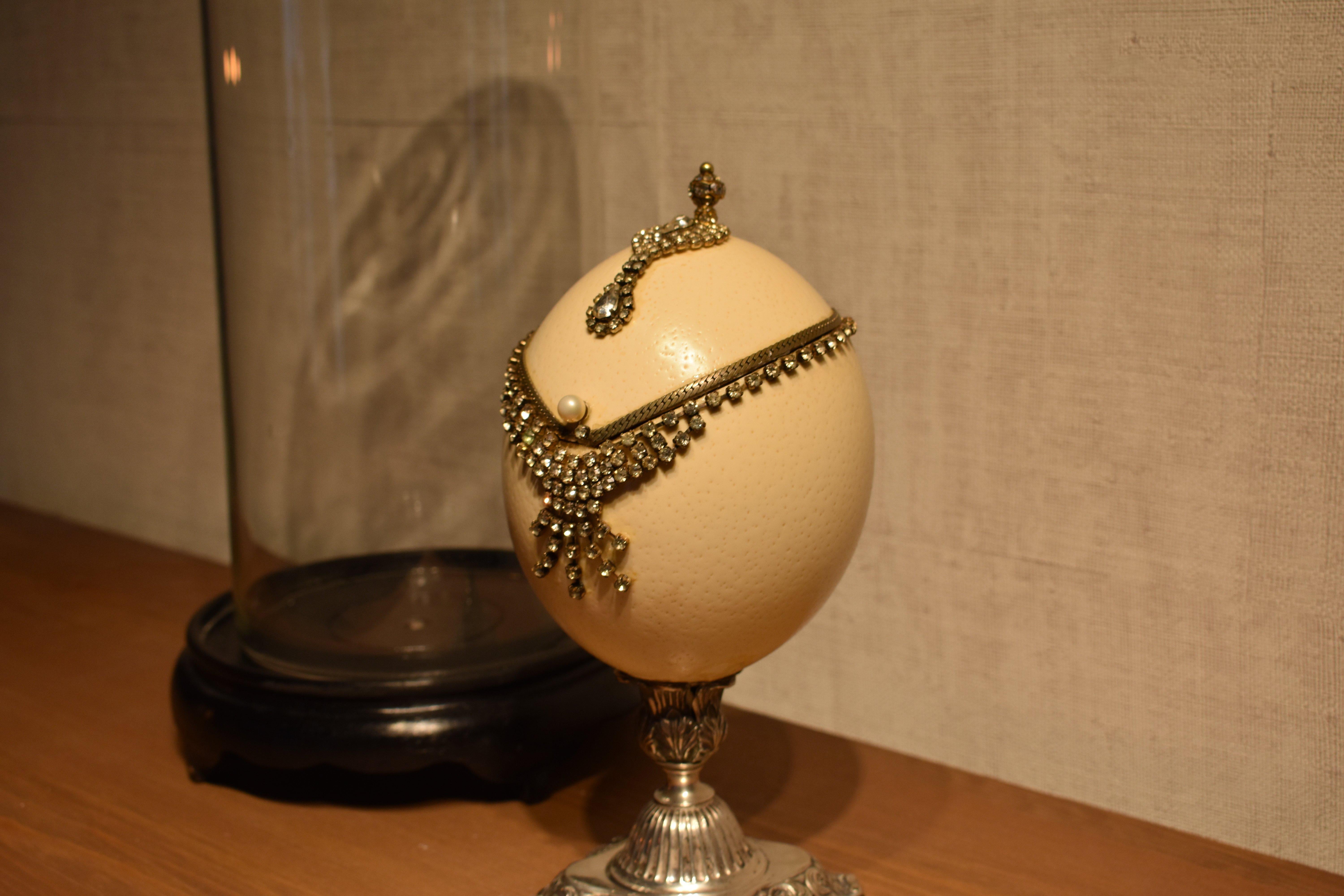 antique ostrich egg