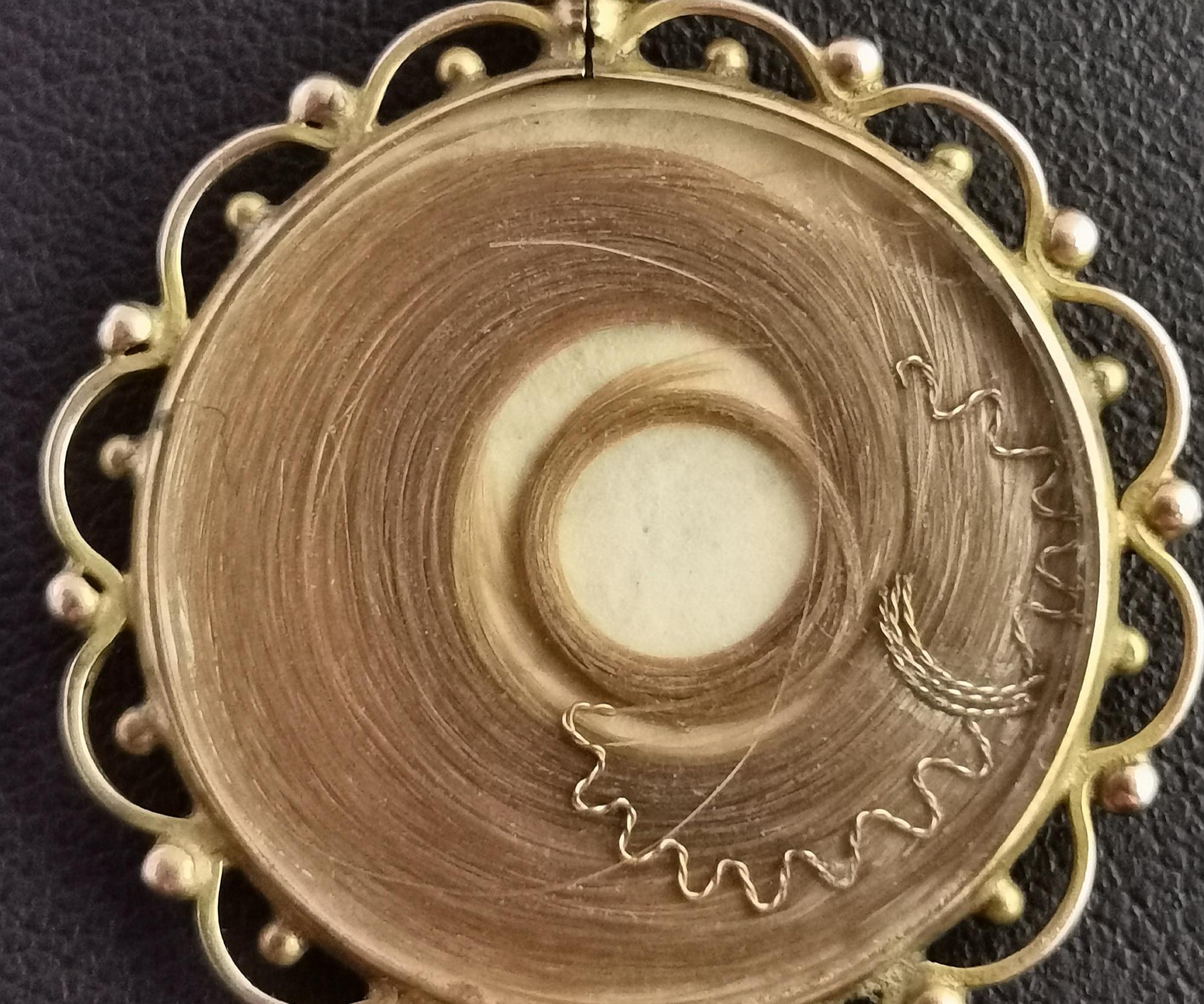 victorian mourning locket