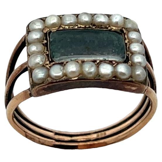 Antique Mourning Ring For Sale