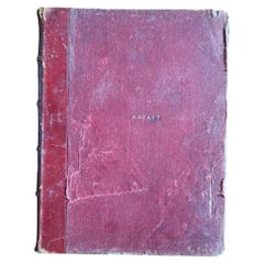 Antique Mozart Sonatas Sheet Music Book, Peters Edition, Late 19th Century, 2C48