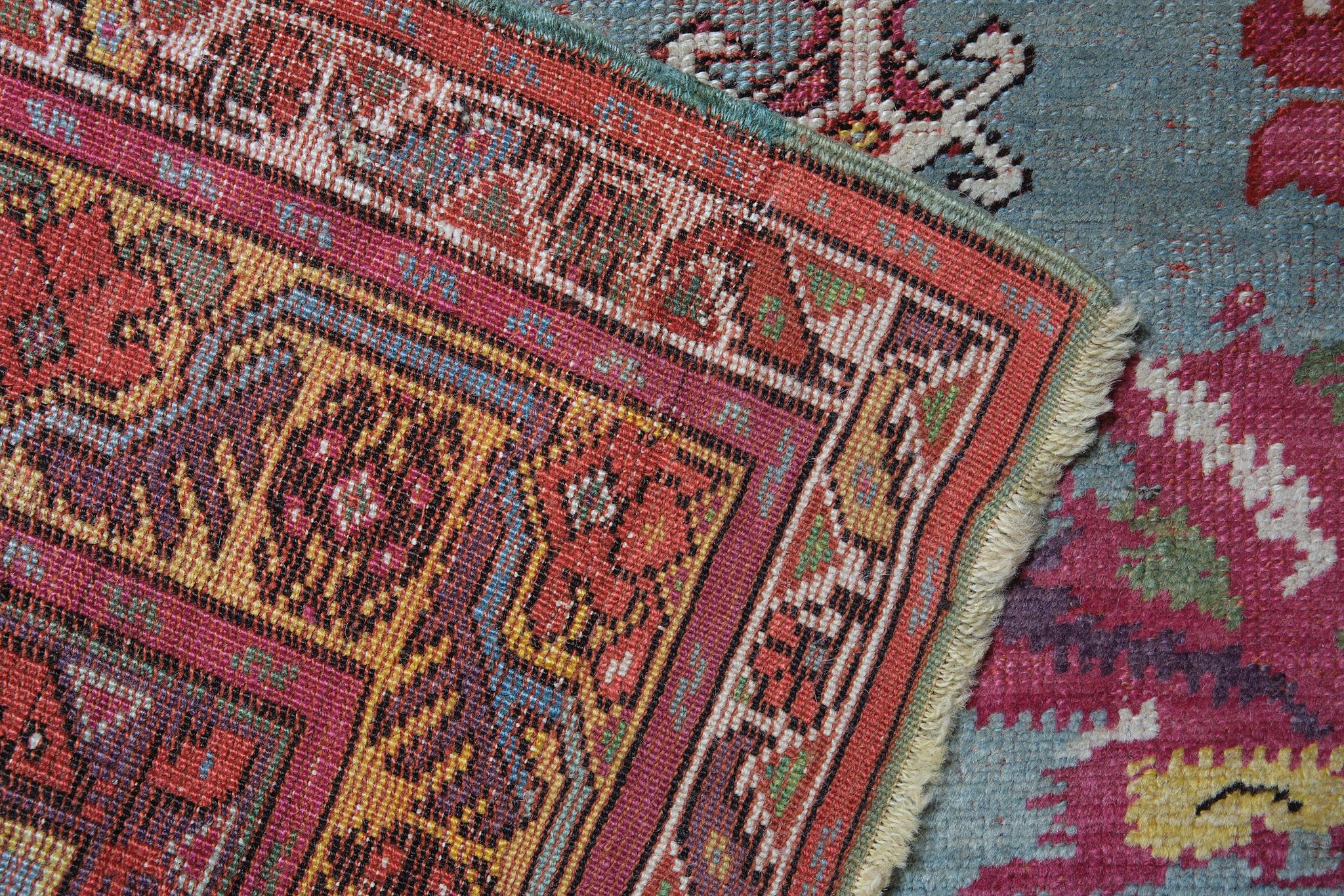 Oushak Antique Mucur 'Mudjar / Mujur' Prayer Rug, Turkish Central Anatolian Carpet For Sale