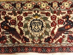 Antique Mughal Style Indian Imperial Rug