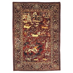 Antiker indischer kaiserlicher Mogulteppich