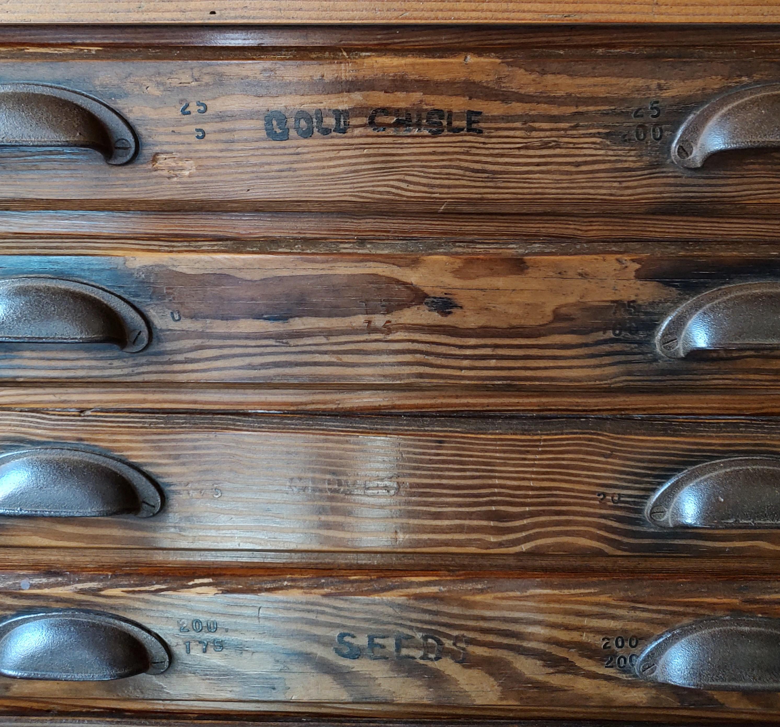 Antique Multi-Drawer Cabinet For Sale 10