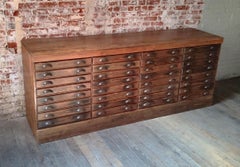Antique Multi-Drawer Cabinet