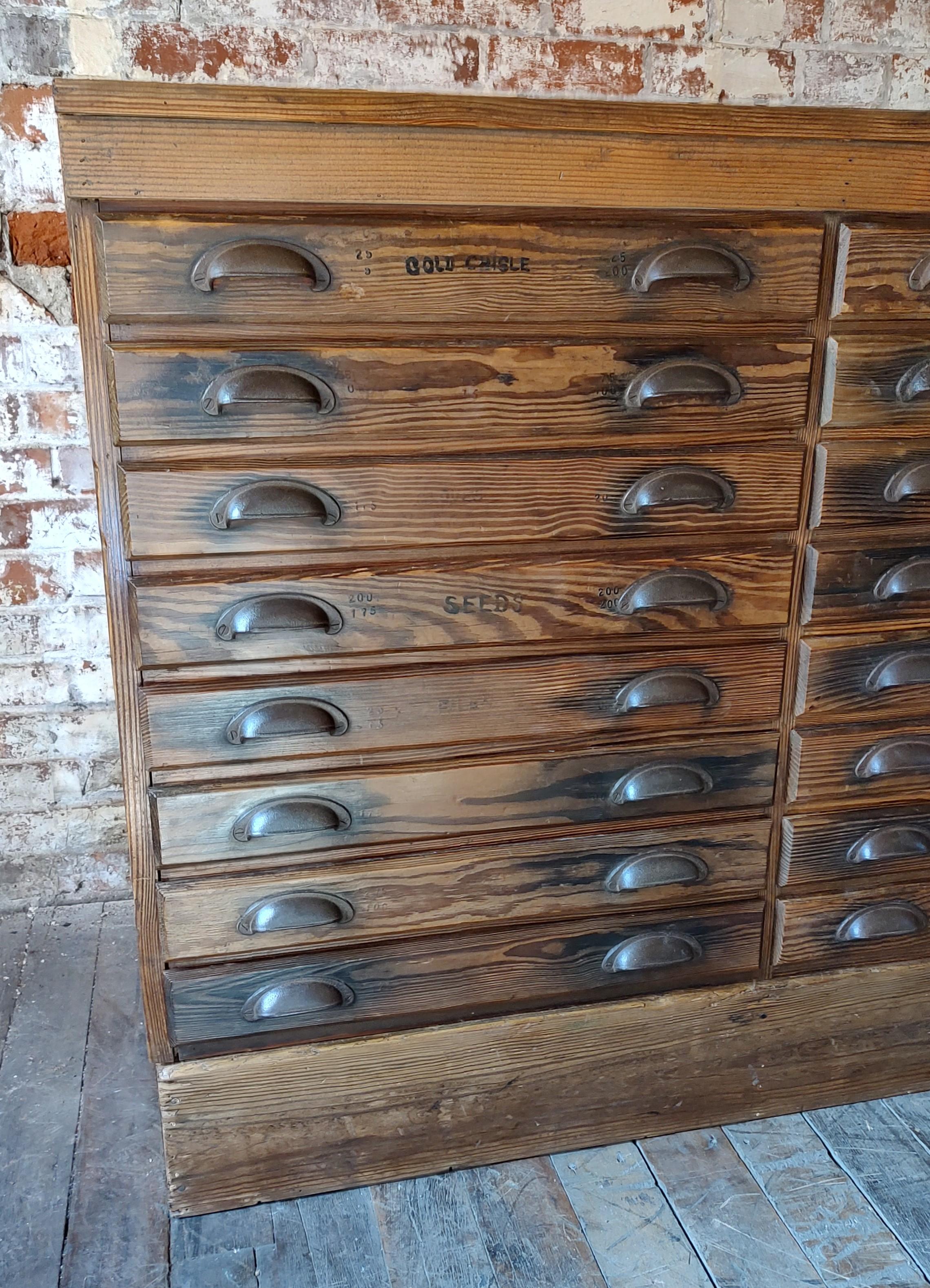 American Antique Multi-Drawer Cabinet For Sale