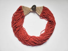 Antique Multi-Strand Coral Nagaland Necklace