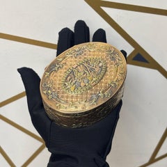 Antique Multicolor Gold Snuff Box