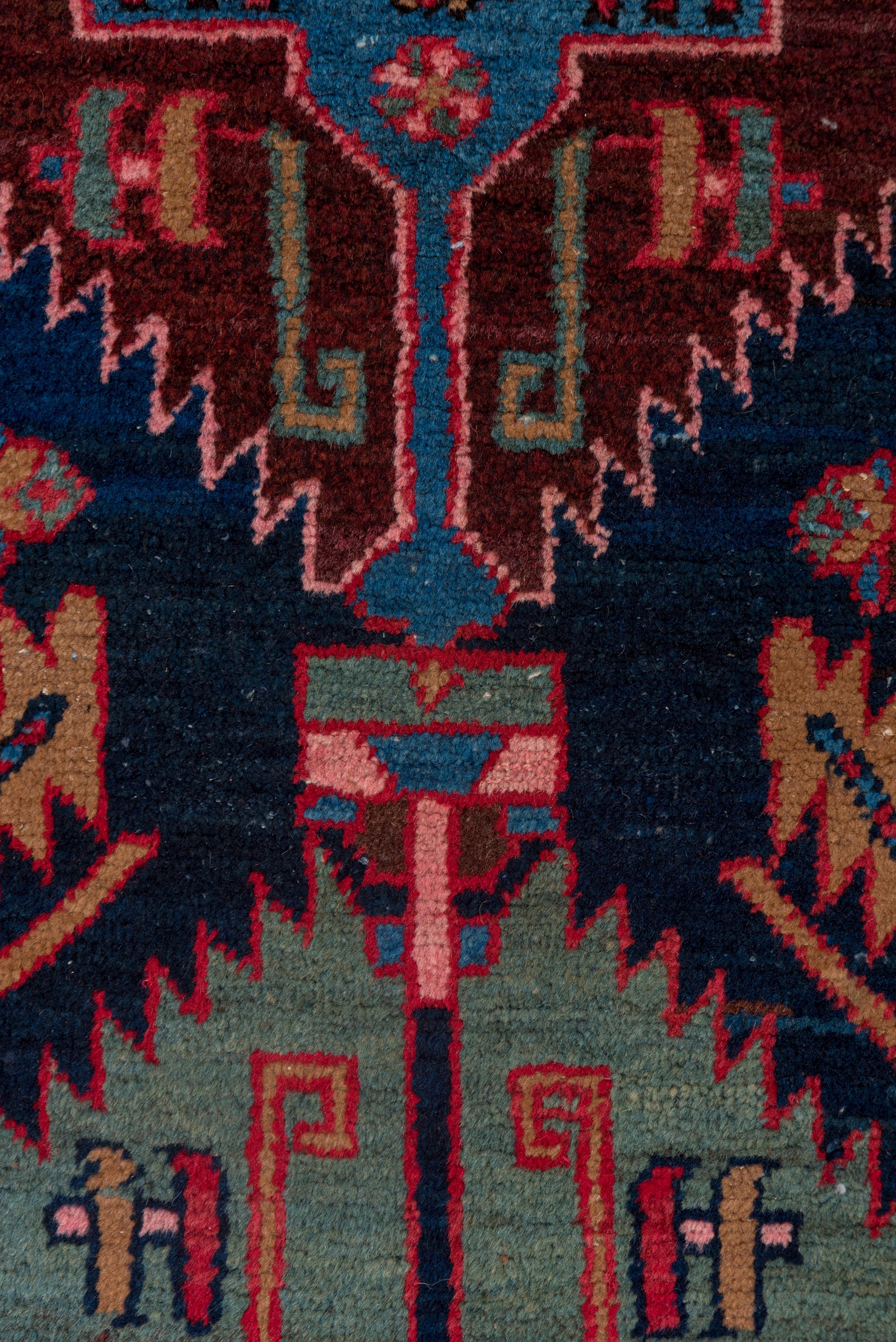 20th Century Antique Multicolored Heriz Runner For Sale