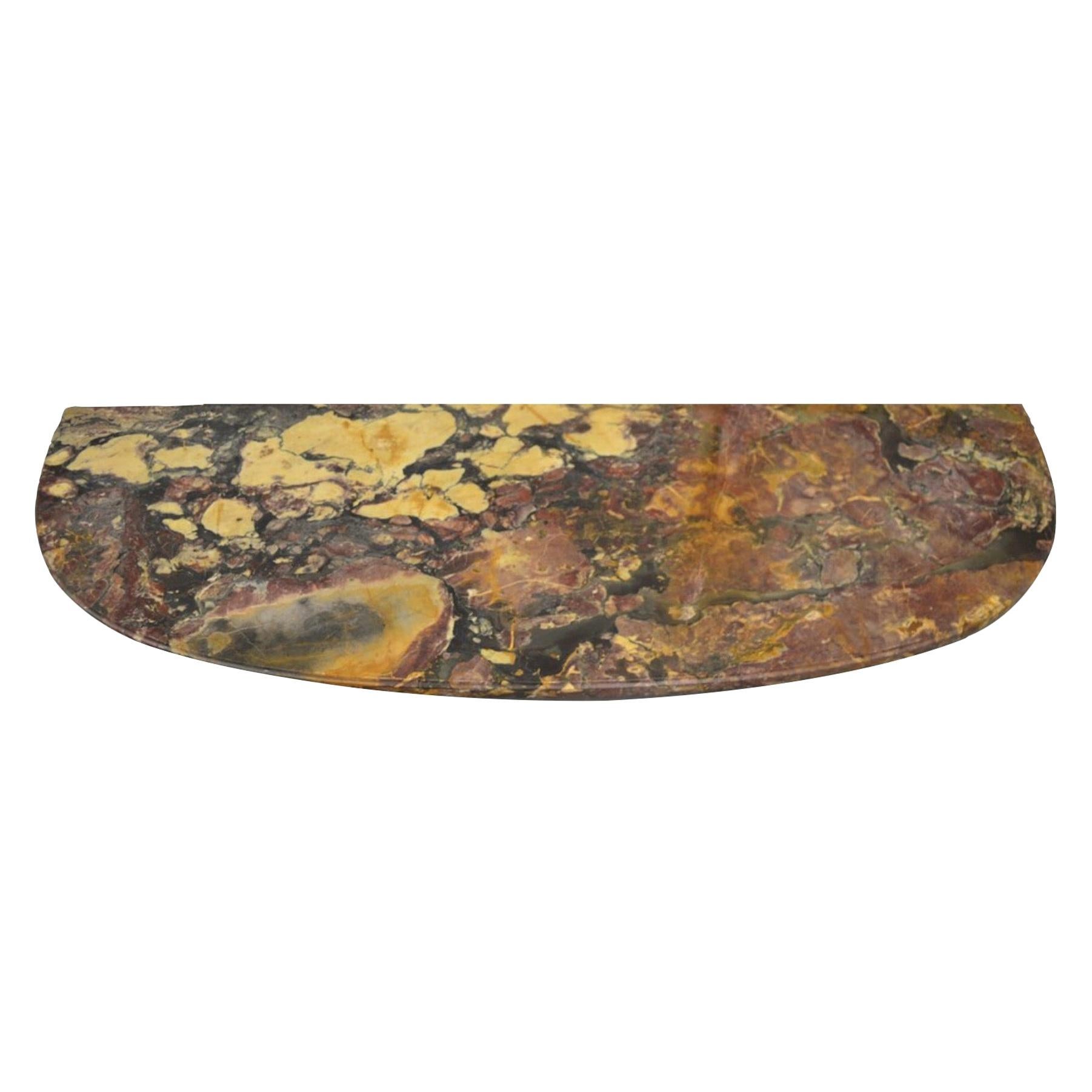 Antique Multicolored Marble Tabletop For Sale