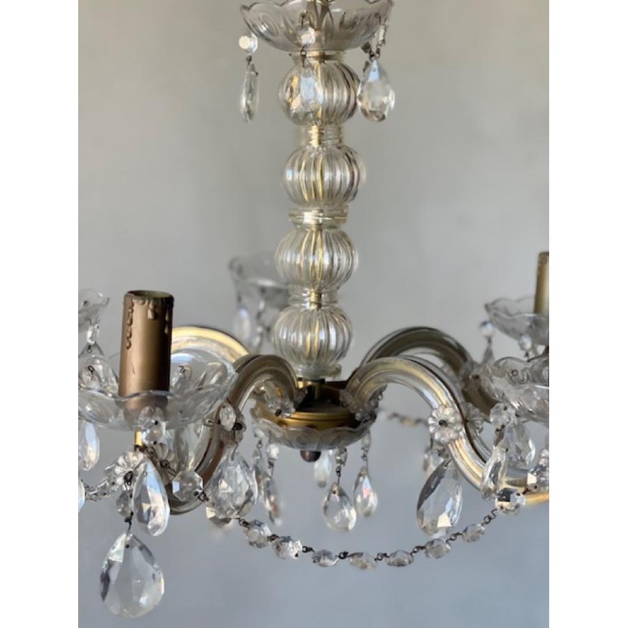 19th Century Antique Murano Art Glass Chandelier, Italy For Sale
