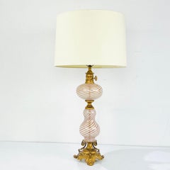 Lampada antica in vetro di Murano di Dino Martens