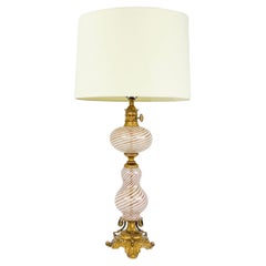 Antique Murano Glass Lamp by Dino Martens