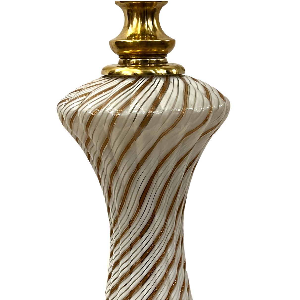 Antike Lampe aus Muranoglas im Zustand „Gut“ im Angebot in New York, NY