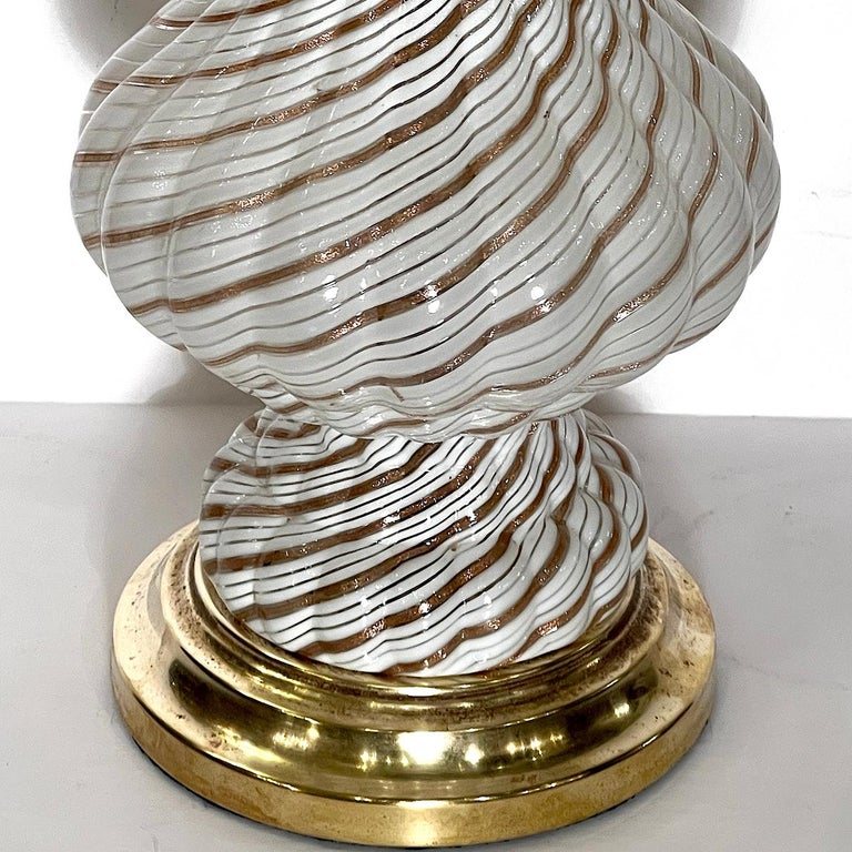 Lampada antica in vetro di Murano in vendita su 1stDibs