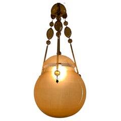 Lanterne ancienne en verre de Murano, début du 20e siècle