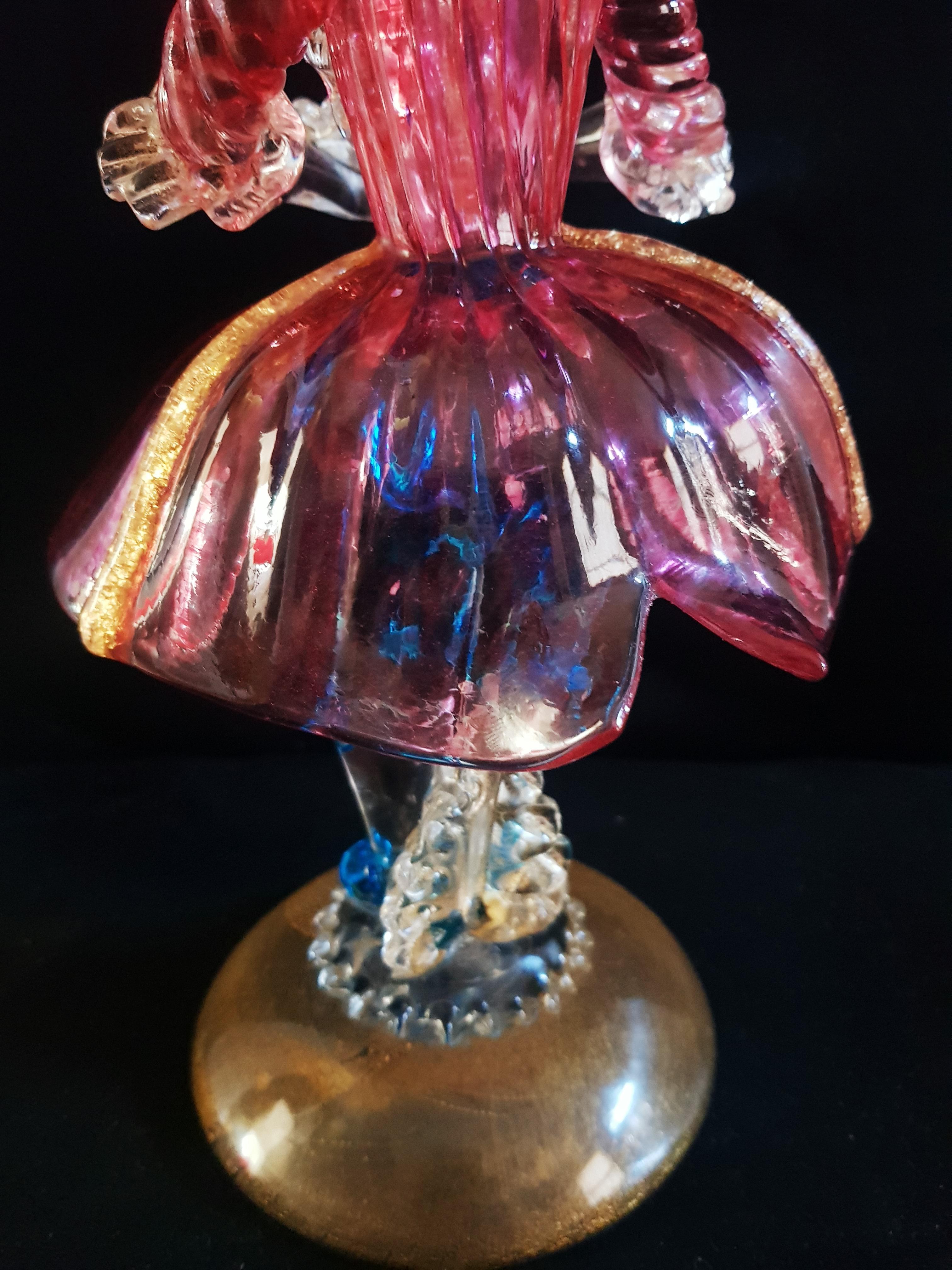 Antique Murano Glass by Archimede Seguso  sculpture  For Sale 3