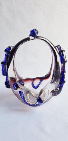 Antique Murano Glass Somerso Baschet