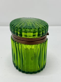 Scatola a cerniera antica di Murano Greene & Greene & Ormolu - Etichetta originale