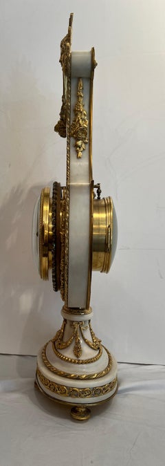 Antique Museum Quality French Marble And Ormolu Clock circa 1890