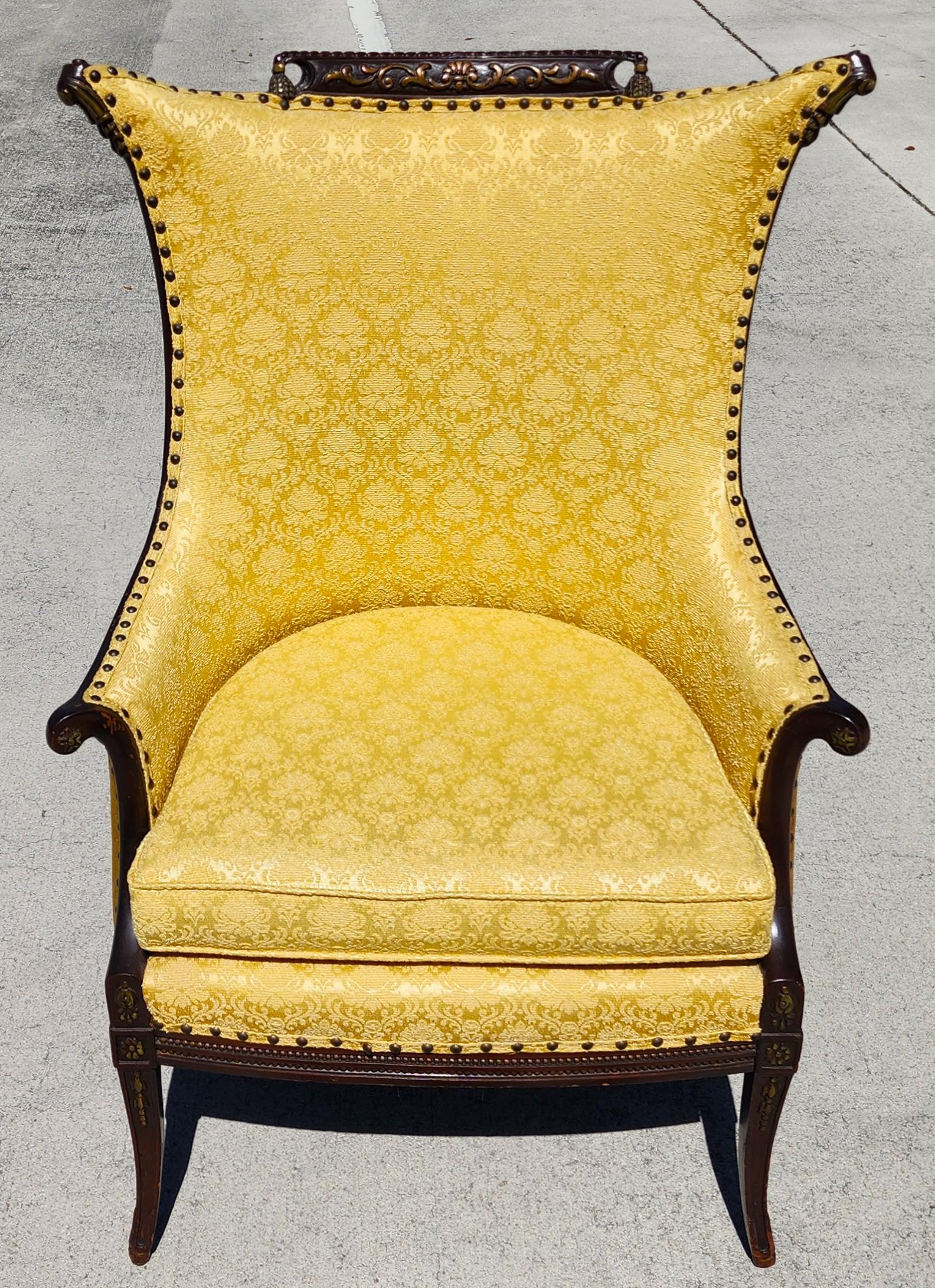 GROSFELD HOUSE Armchair Antique Museum Quality For Sale 10