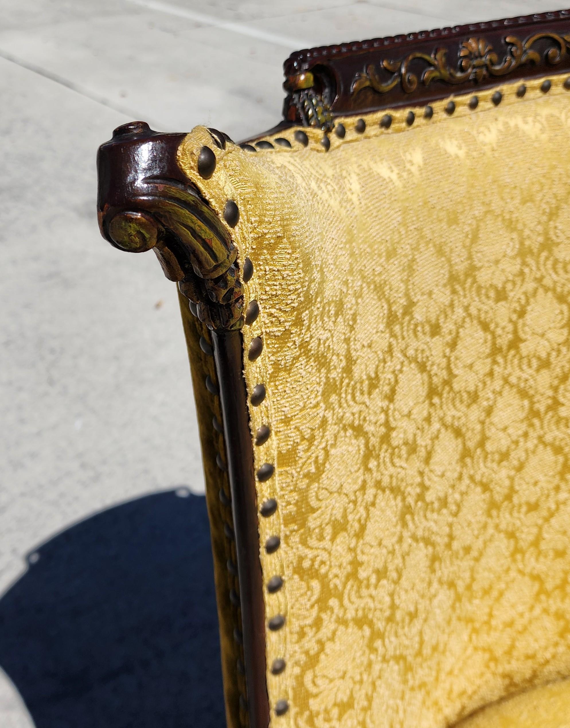 GROSFELD HOUSE Armchair Antique Museum Quality In Good Condition For Sale In Lake Worth, FL