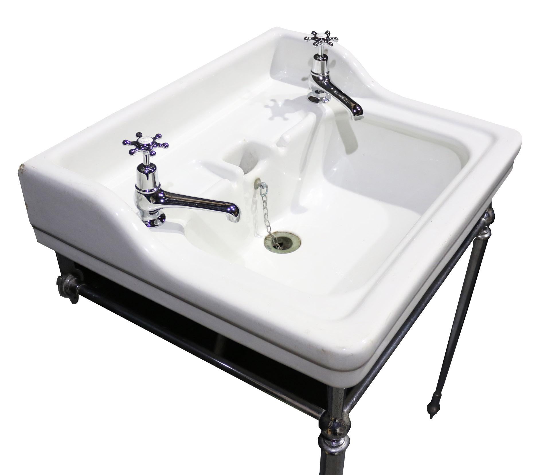 European Antique ‘ Musgraves’ Basin with Stand
