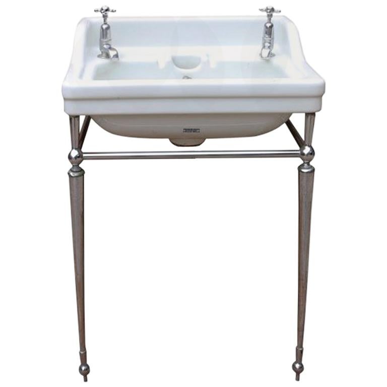 Antique ‘ Musgraves’ Basin with Stand