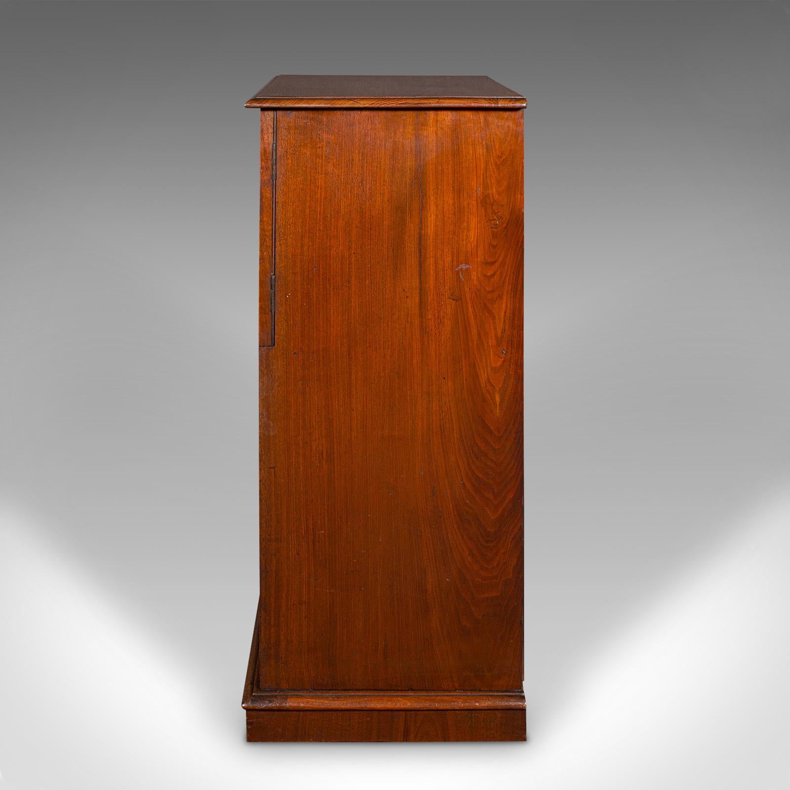 Antique Music Cabinet, English, Walnut, Drawing Room, Side Cabinet, Victorian For Sale 2