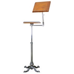 Antique Music Stand, Adjustable Reading Lectern Table, Leveson London