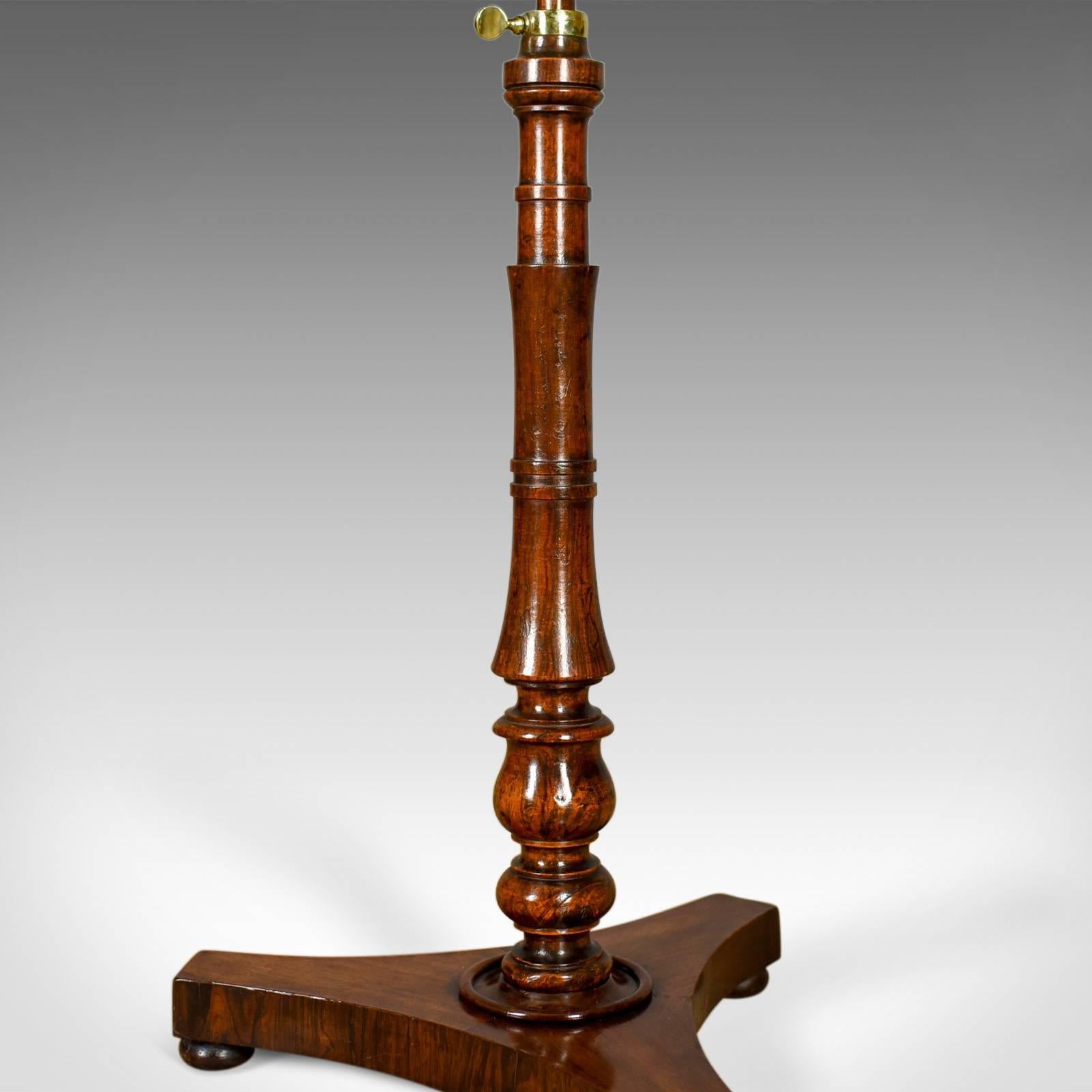 Antique Music Stand, English, Regency, Adjustable, Rosewood, Lectern, circa 1820 3