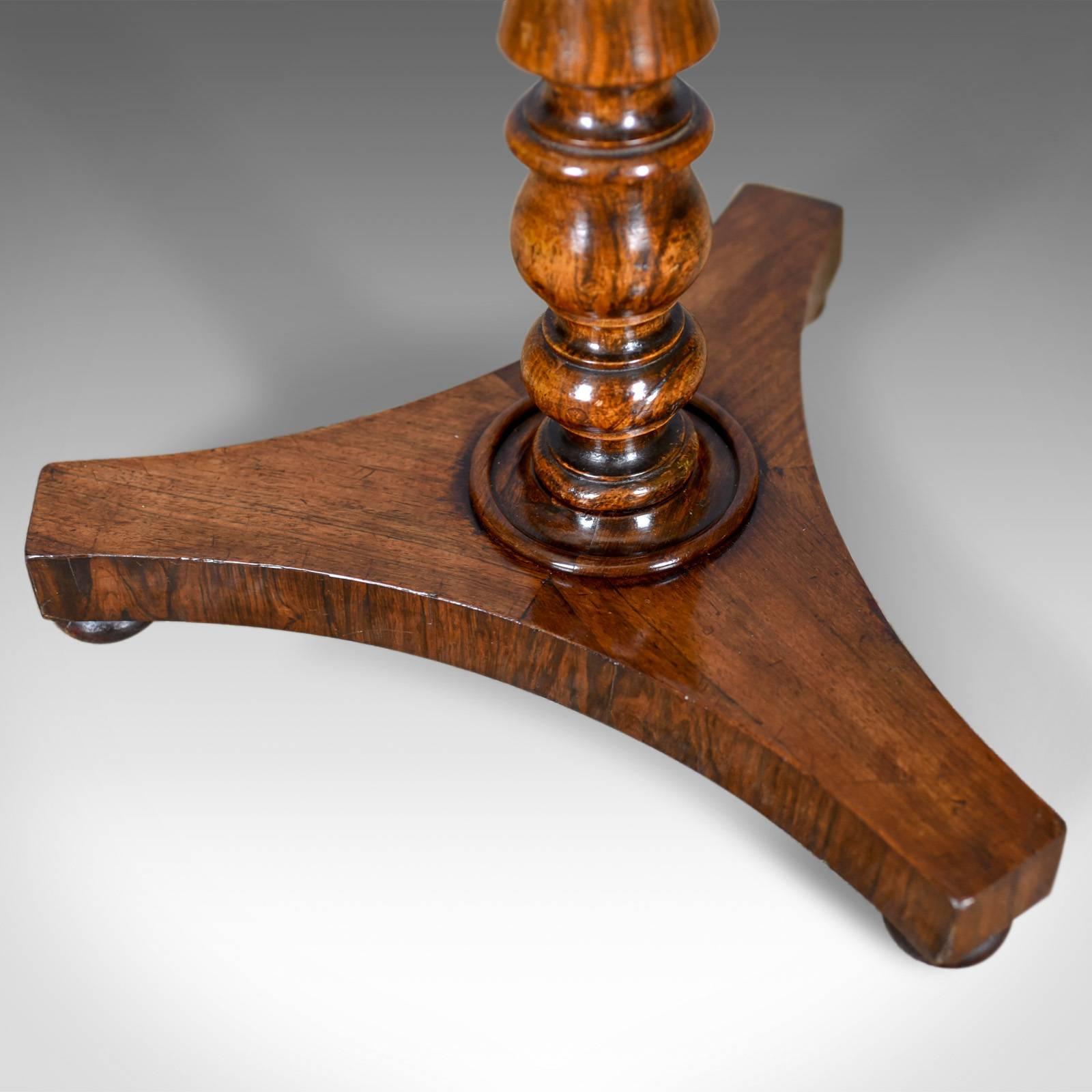 Antique Music Stand, English, Regency, Adjustable, Rosewood, Lectern, circa 1820 4