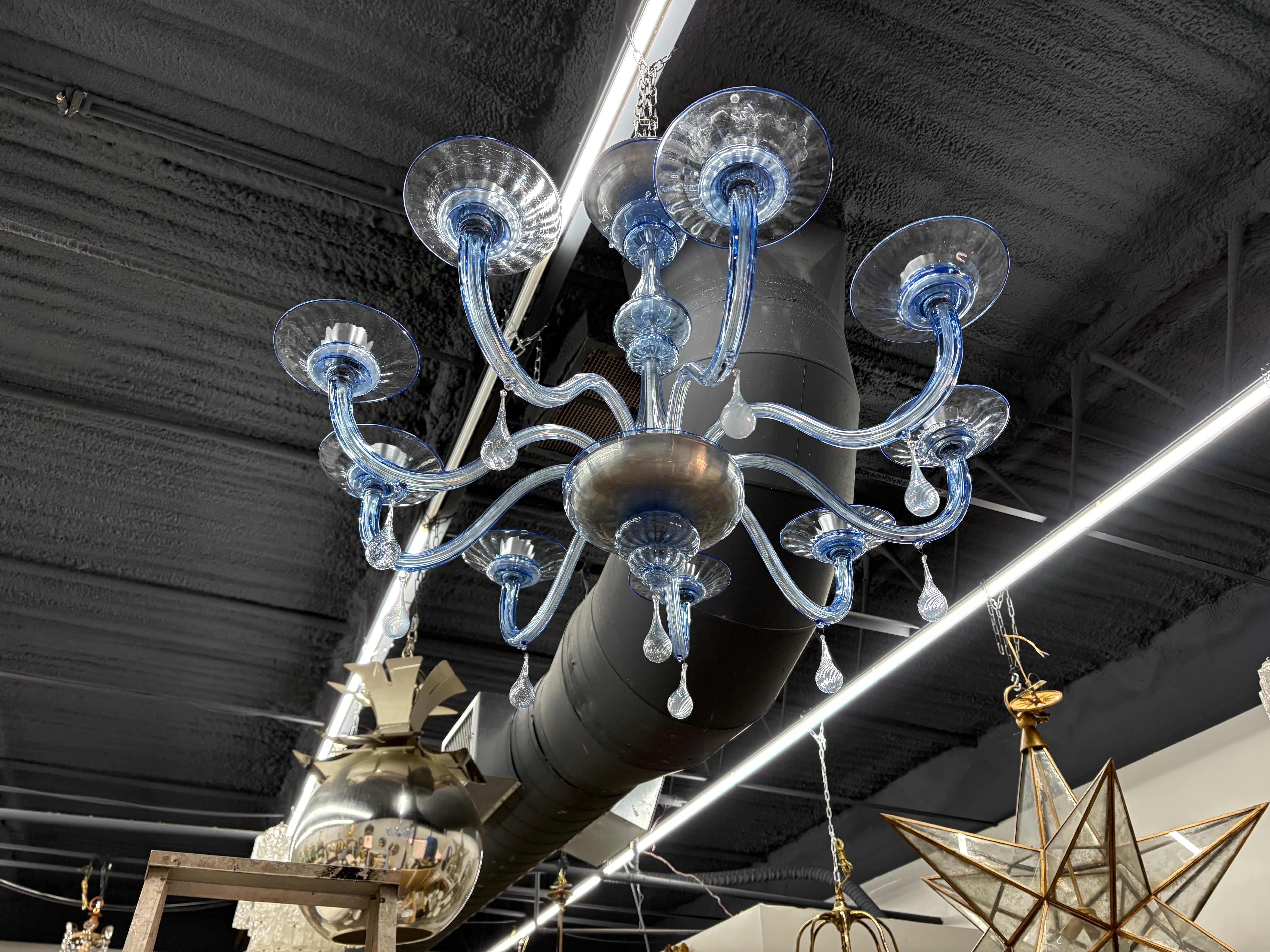 Antike MVM Cappellin & Co. Muranoglas-Kronleuchter im Angebot 3