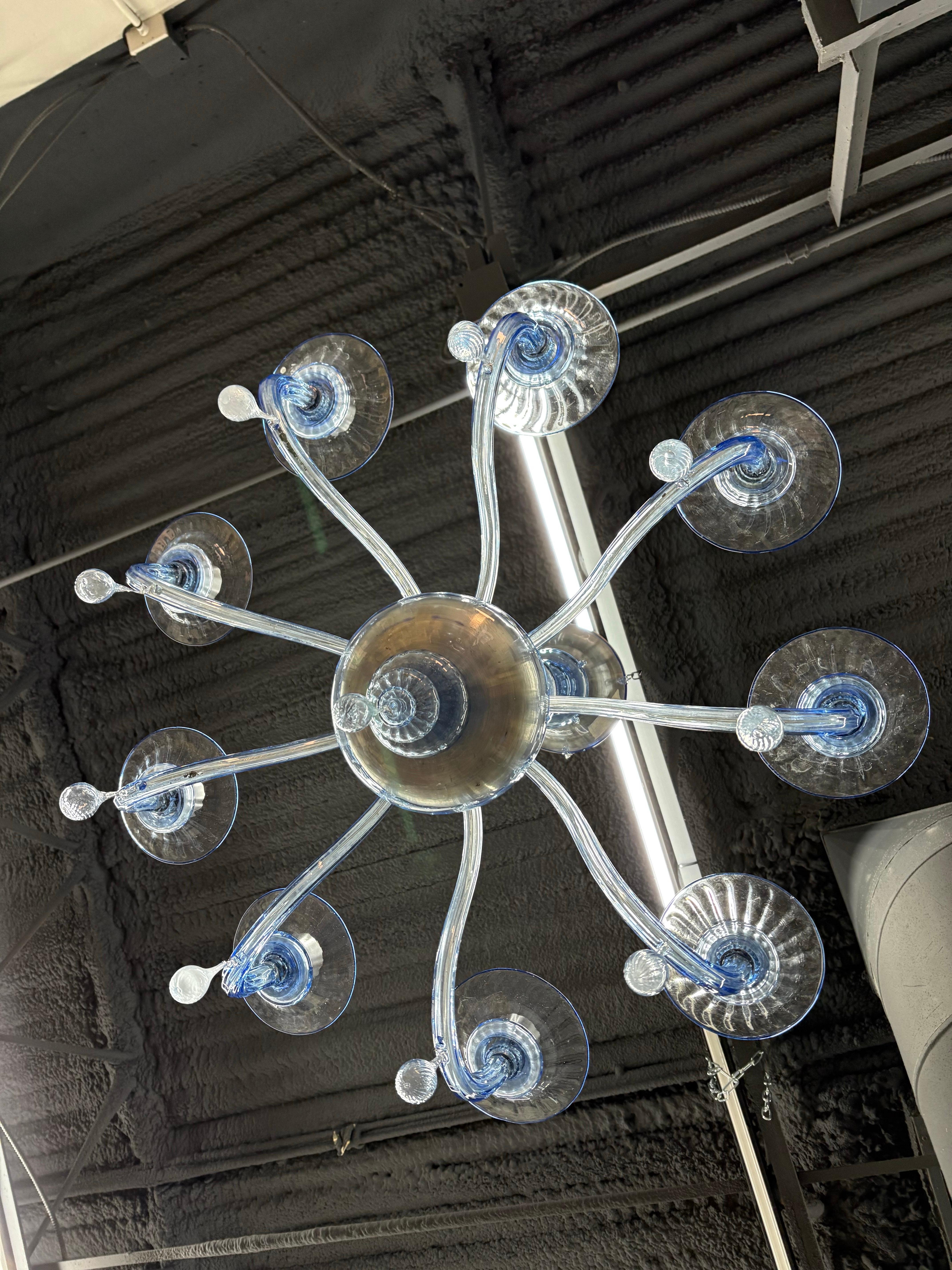 Antike MVM Cappellin & Co. Muranoglas-Kronleuchter im Angebot 1