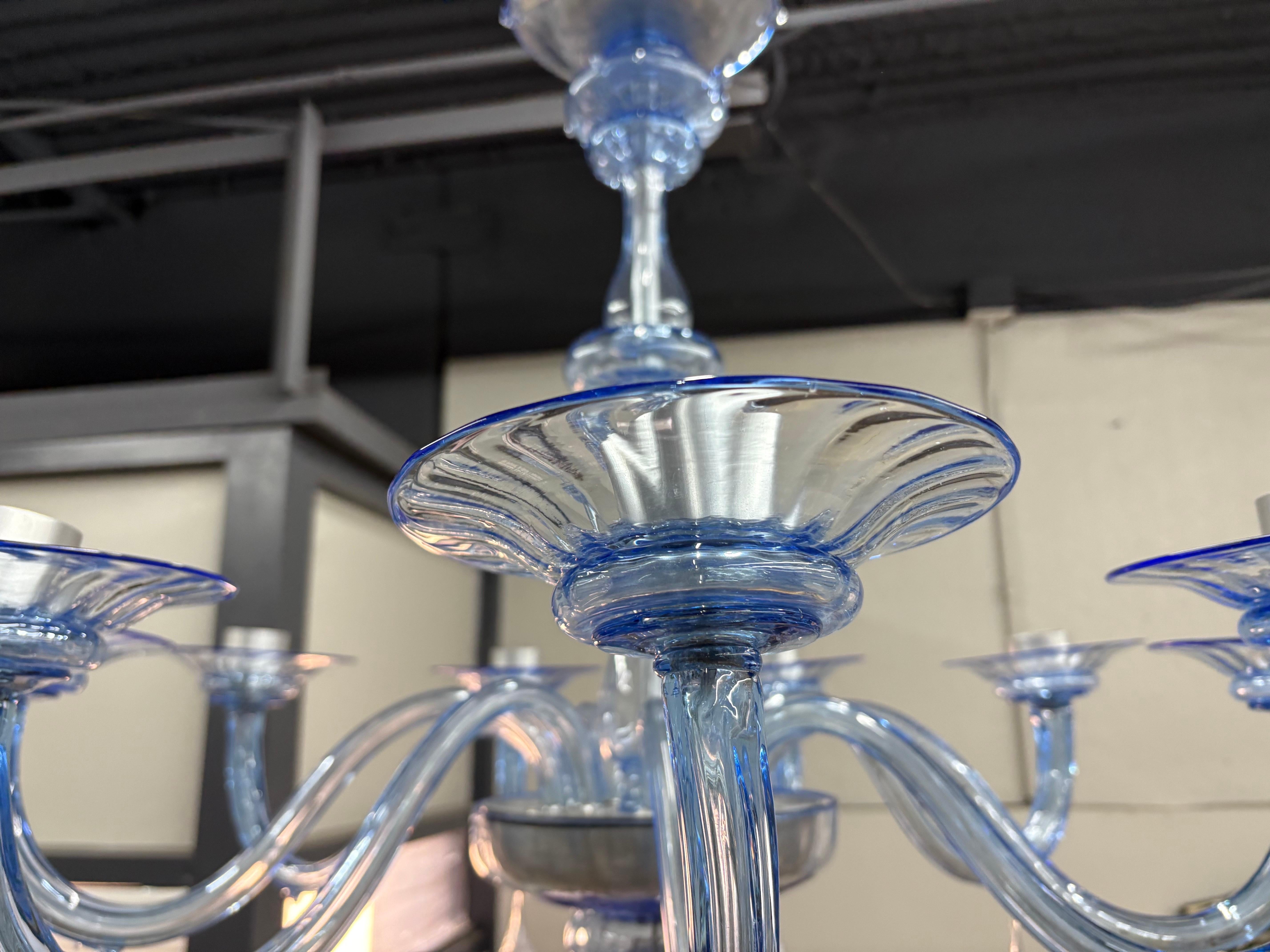 Antike MVM Cappellin & Co. Muranoglas-Kronleuchter im Angebot 2