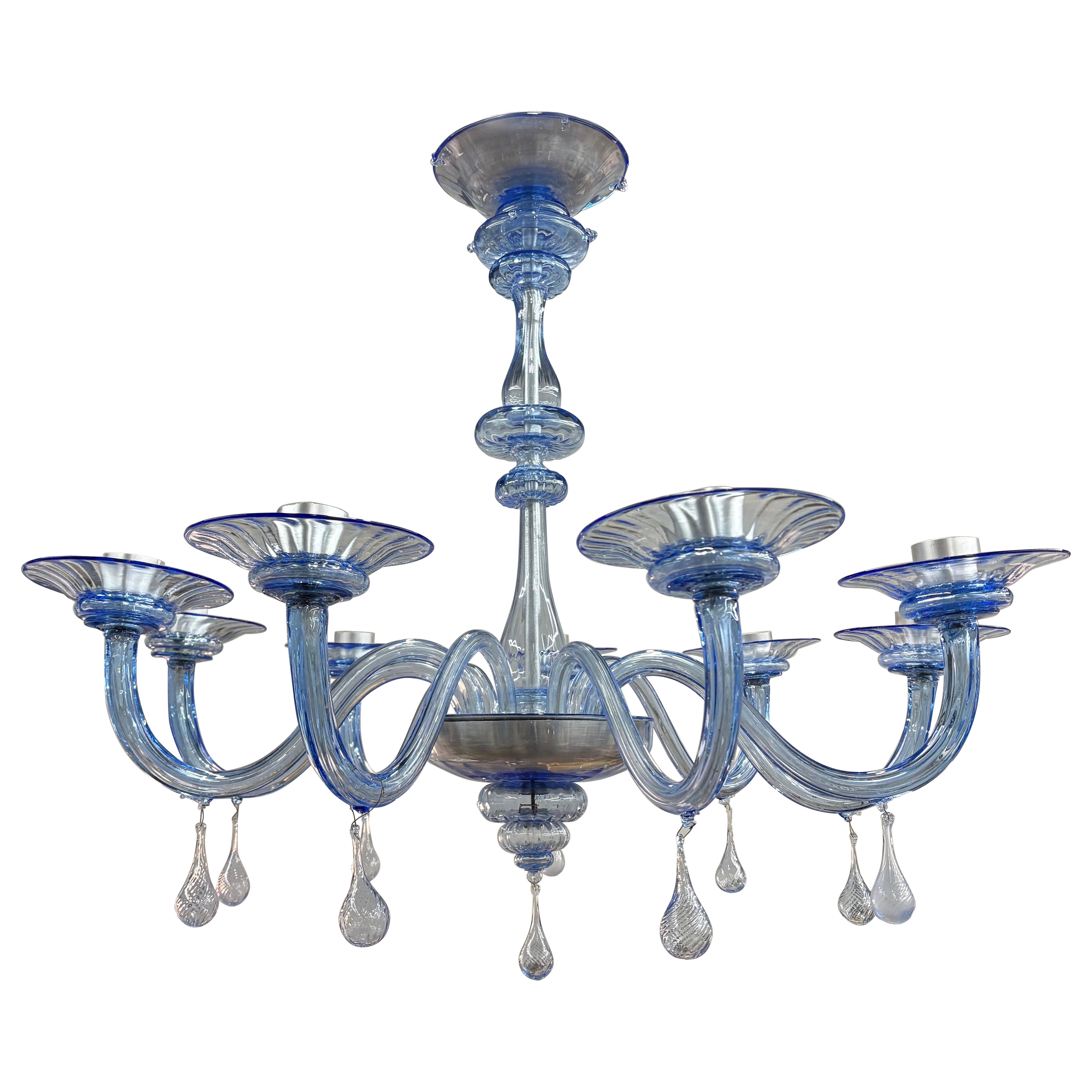 Antike MVM Cappellin 
Co. Muranoglas-Kronleuchter im Angebot