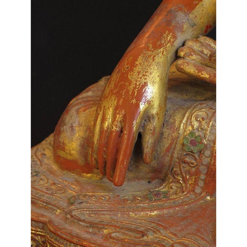 Antique Myanmar Mandalay Buddha from Burma For Sale 5
