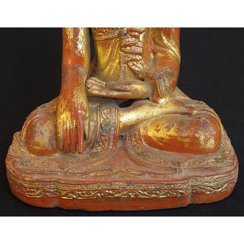 Antique Myanmar Mandalay Buddha from Burma For Sale 6