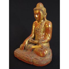 Antique Myanmar Mandalay Buddha from Burma