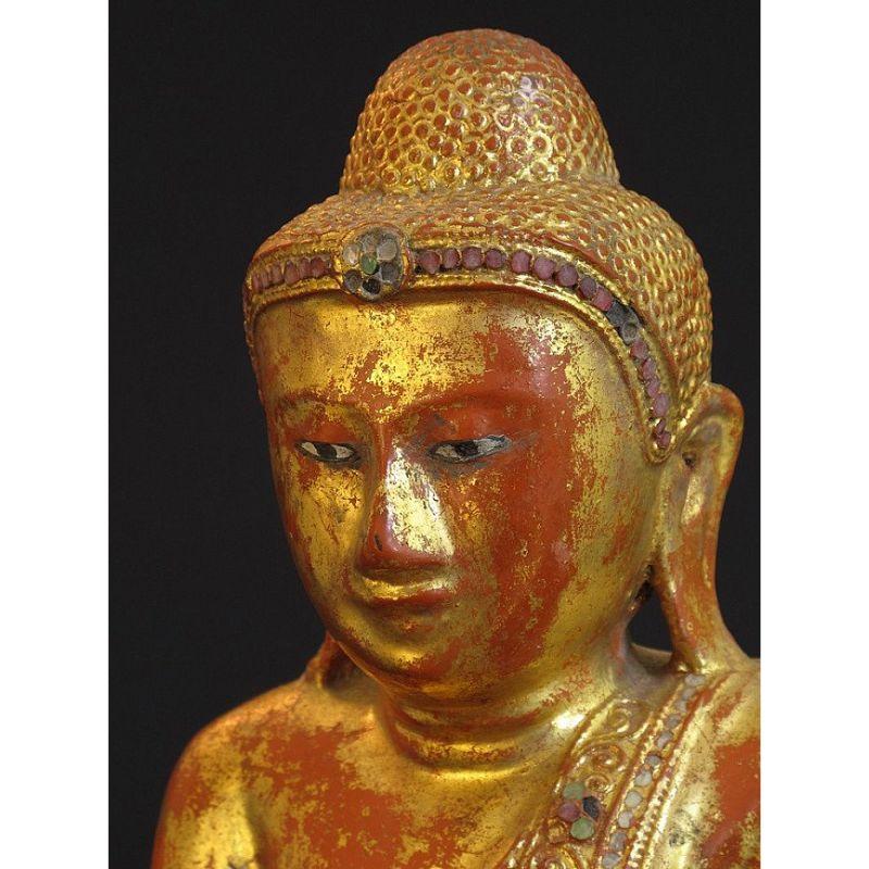 Antique Myanmar Mandalay Buddha from Burma For Sale 3