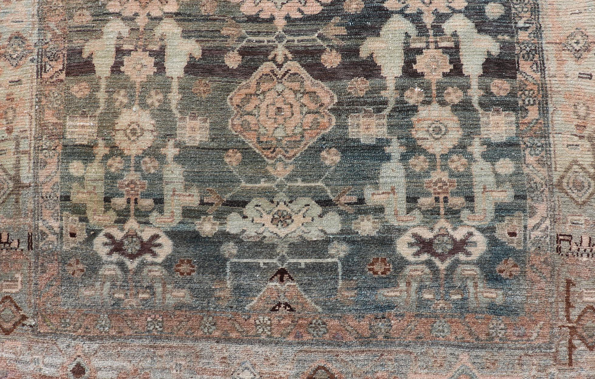 Antique Persian Nahavand Tribal rug, rug EMB-9589-P13576, country of origin / type: Persian / Nahavand, circa Early-20th Century.

Measures: 3'10 x 6'6.