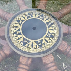 Antique Nantucket Ship's Wheel Dining Table