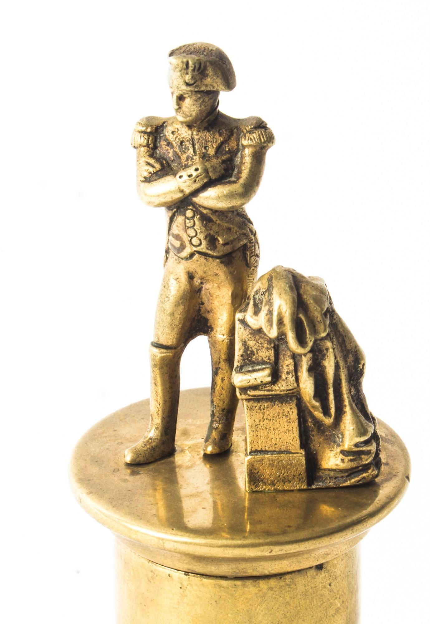 Antique Napoleon Bonaparte Polished Bronze, Early 19th Century In Excellent Condition In London, GB