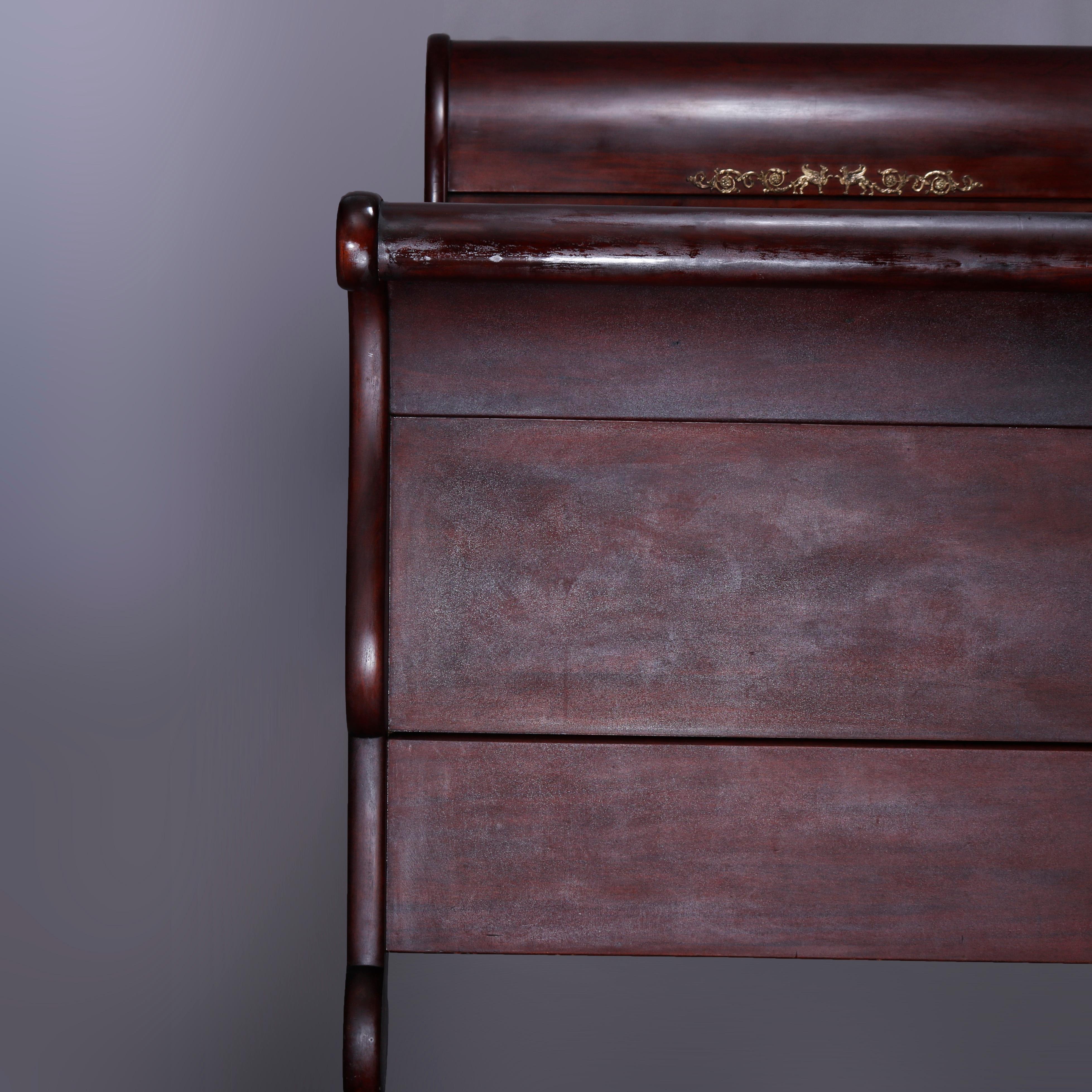 sleigh bed antique
