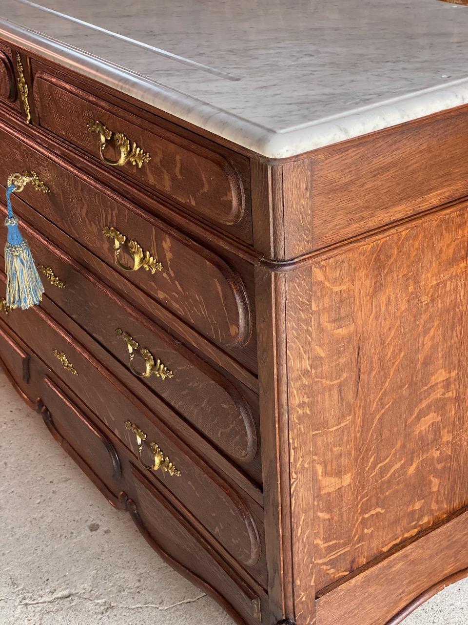 Antique Napoleon III Marble Commode Chest of Drawers, France circa 1870 Number 4 In Good Condition In Longdon, Tewkesbury