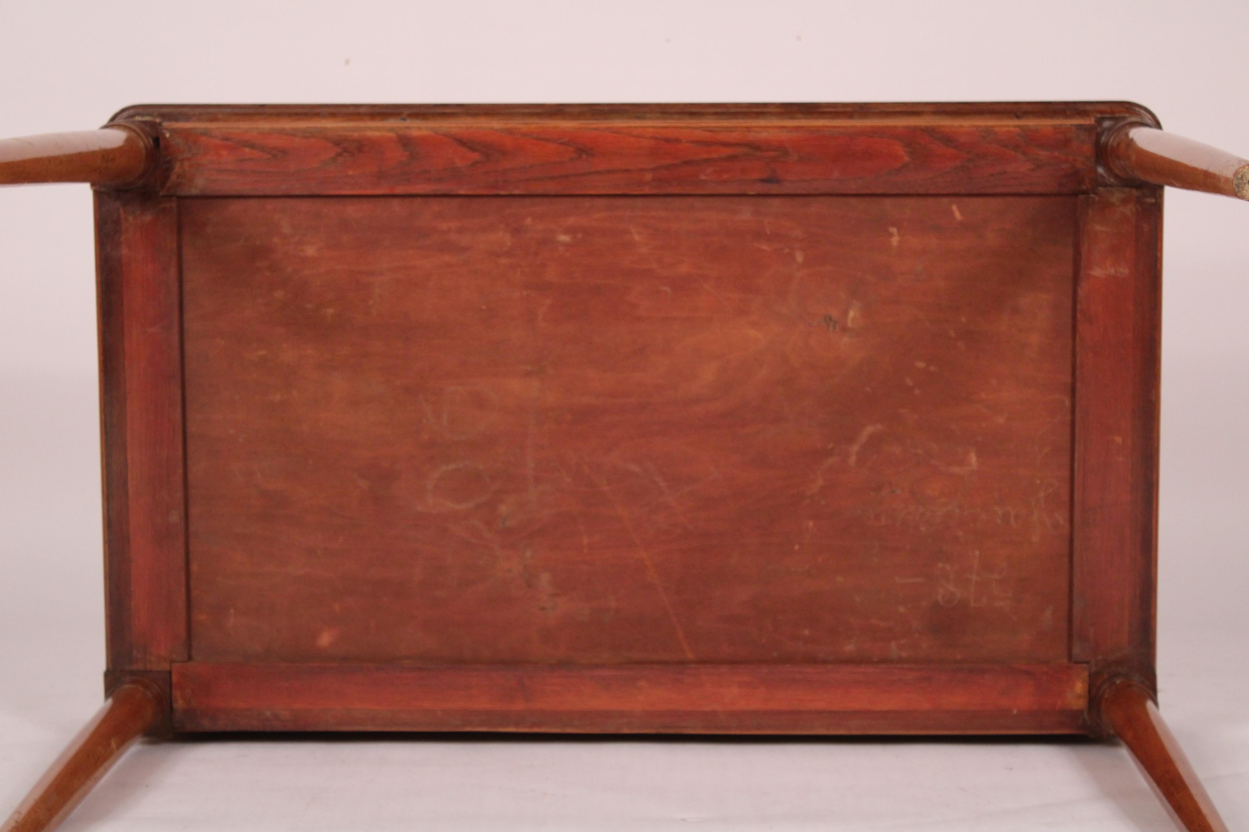 Antique Napoleon III Style Burl Ash and Birch Writing Table 4