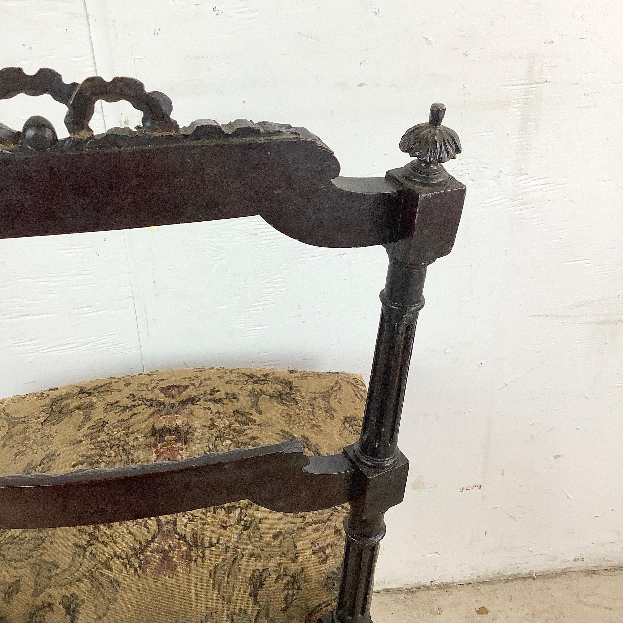 Chaise d'appoint ancienne de style Napoléon III en vente 10