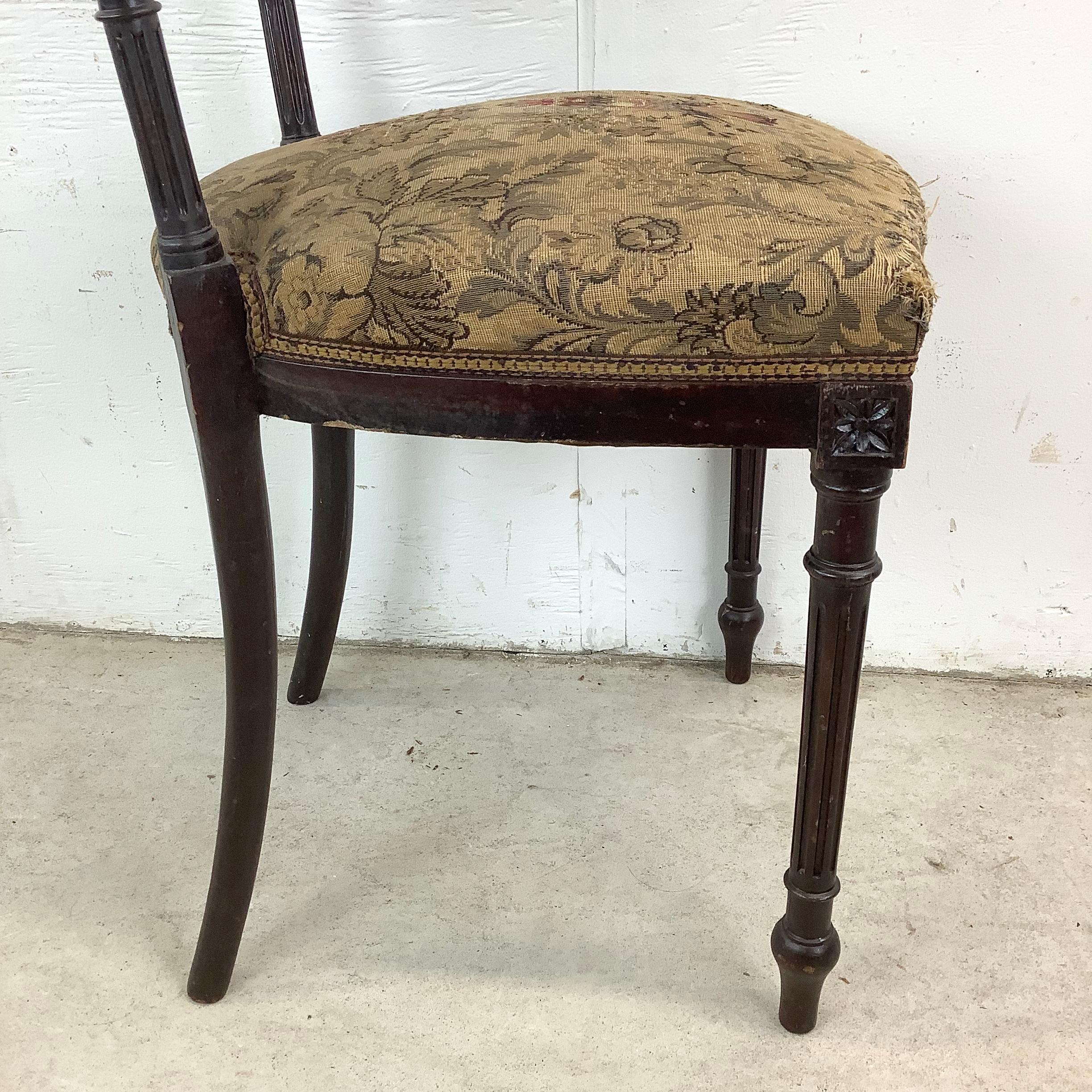 Chaise d'appoint ancienne de style Napoléon III en vente 11